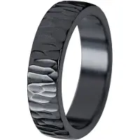 Kohinoor Duetto Black Wood 5 mm zirkoniumsormus 006-804-205