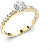 Festive Timanttisormus Julianna Kruunu 0,42 ct 14-682-042-KV-LABGVS1