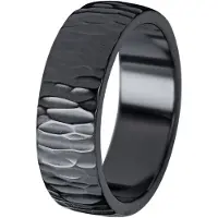 Kohinoor Duetto Black Wood 7 mm zirkoniumsormus 006-814-150