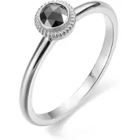 Kalevala Koru Valittu 0.20 ct musta timanttisormus valkokulta 541000002B185