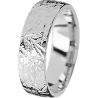 Kohinoor Duetto Gold Ice 7 mm valkokultasormus 003-815V-155