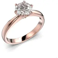 Festive Classic 23 solitaire timanttisormus 1,00 ct ruusukulta 14-686-100-PK-HSI1