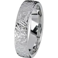 Kohinoor Duetto Gold Ice 5 mm valkokultasormus 003-805V-170