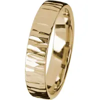 Kohinoor Duetto Gold Wood 5 mm keltakultasormus 003-804-190
