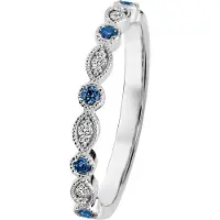 Kohinoor timantti-safiirisormus Clara 033-269V-04-180