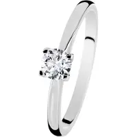 Kohinoor Mila timanttisormus valkokulta 033-450V-30-155