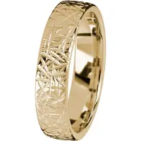Kohinoor Duetto Gold Ice 5 mm keltakultasormus 003-805-215