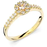 Festive Jasmin Morganiitti halo-timanttisormus 18-561-025M-KK-HSI1