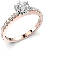 Festive Timanttisormus Julianna Kruunu 0,62 ct 14-682-062-PV-LABGVS1