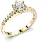Festive Timanttisormus Julianna Kruunu 0,62 ct 18-682-062-KK-LABGVS1