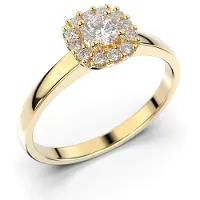 Festive Janette halo-timanttisormus 18-567-030-KK-LABGVS1