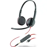 HP Blackwire C3225 -kuulokemikrofoni, musta