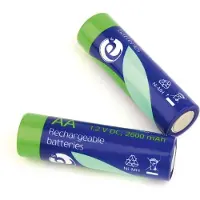 Gembird Wiederaufladbare Ni-MH-AA-Batterien, 2600 mAh, 2er (EG-BA-AA26-01)