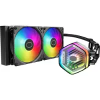 Cooler Master MasterLiquid 240 ATMOS, Nestejäähdytyspakkaus, 12 cm, 690 RPM, 2500 RPM, Musta