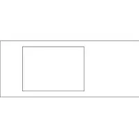 Tehalit Cover for double module clic pw 2sc/brh 132 ph