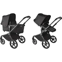 Bugaboo Fox 5 Complete Duovagn Noir Limited Edition , Black Moonlight