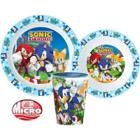 Hobby Hall Lasten astiasetti Sonic, 3 kpl
