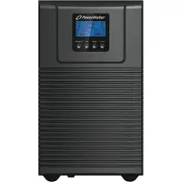 Powerwalker – PowerWalker VFI 2000 TGB, Taajuuden kaksoismuunnos (verkossa), 2 kVA, 1800 W, Sini, 176 V, 300 V (10122099)