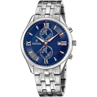Festina Miesten kello F6854-6 Timeless Sininen/Teräs Ø42 mm