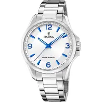 Festina Petite grey silver solar gents miesten kello F20656/1