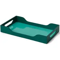 Printworks Lacquered Tray - Swell Turquoise/Green 42x27 cm