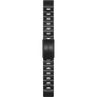 Garmin QuickFit 22mm -kellonhihna Ilmastoitu titaaniranneke, hiilenharmaa DLC-pinnoite