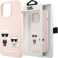 Karl Lagerfeld Klhmp13xsskci Iphone 13 Pro Max 6.7 Silicone Ikonik Karl&choupette Puhelinkotelo