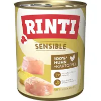 Rinti Sensible -säästöpakkaus 24 x 800 g - Huhn & Kartoffel