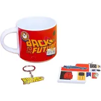 Bandai Back To The Future . Coaster & Keyring Gift Set Muki