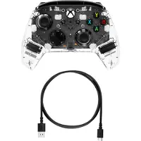 HyperX Clutch Gladiate RGB langallinen peliohjain - Läpinäkyvä - Xbox Series X/S, Xbox One, PC