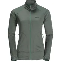 Jack Wolfskin Women's Kammweg Full Zip Picnic Green XS