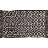 Mette Ditmer Morocco kylpyhuoneen matto 50 x 80 cm Suklaa-off-white
