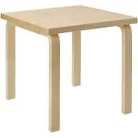 Artek Aalto 80c Pöytä Nelikulmainen 60x60 Cm - Ruokapöydät & Baaripöydät Viilu Koivu - 28306281