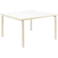 Artek Pöytä 84 koivu/valkoinen laminaatti 120 x 120 cm