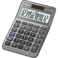 Casio MS-120FM Pöytälaskin, 12 numeroa, Musta