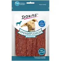 Dokas n. 4x60g kuivattu hevosenliha koiranherkut
