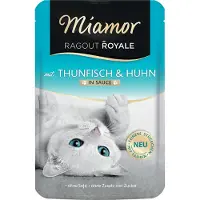 Miamor Ragout Royale in Gravy tai Jelly -säästöpakkaus 44 x 100 g - tonnikala & kana in Gravy
