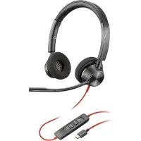 Poly Blackwire 3320 -kuulokemikrofoni, musta