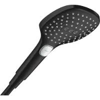 Hansgrohe RAINDANCE SELECT E hand shower with NATR. handle, matt black