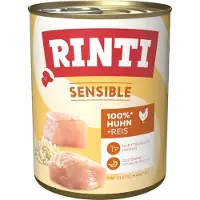 Rinti Sensible -säästöpakkaus 24 x 800 g - Huhn & Reis