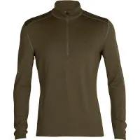 Icebreaker Men Merino 260 Oasis Ls Half Zip - Khaki green - S