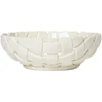 Ferm Living Plait kulho Ø30 cm Off white