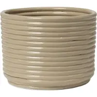 Ferm Living Corduroy ruukku Ø20x15 cm Cashmere