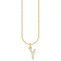 Thomas Sabo 18-karaatin kullattu kirjainkaulakoru Y KE2264-414-14