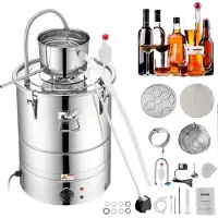 Vevor Eteer Oil Still Water Distiller 13Gal Thumper tynnyrillä ja vesipumpulla