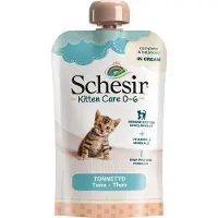 Schesir 10x 150g Kitten in Cream tonnikala märkäruokaa kissoille.