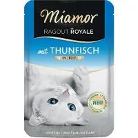 Miamor 22x100g Ragout Royale in Gravy tai Jelly tonnikala, in Jelly Kissanruoka