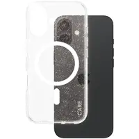 PanzerGlass CARE by Star Lit MagSafe-yhteensopiva -suojakotelo, Apple iPhone 16, valkoinen