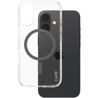 PanzerGlass Care by iPhone 16 MagSafe Urban Combat -suojakuori, Musta