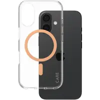 PanzerGlass Care by iPhone 16 MagSafe Urban Combat -suojakuori, Persikka